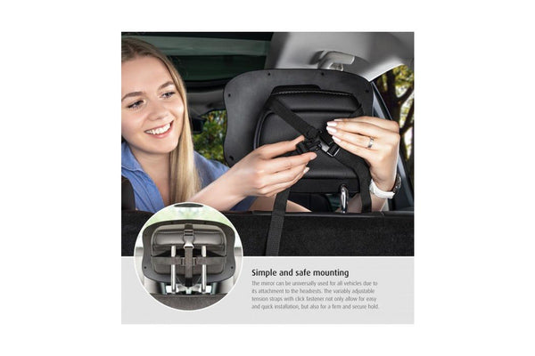 Reer: BabyView LED car safety mirror