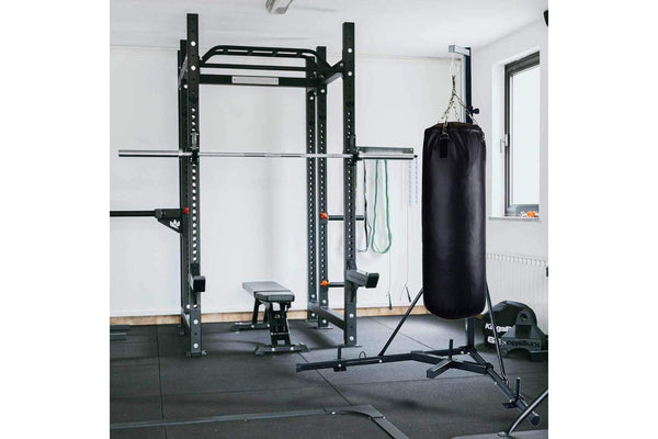 Single Heavy Duty Adjustable Height Stand with Punching Boxing Bag