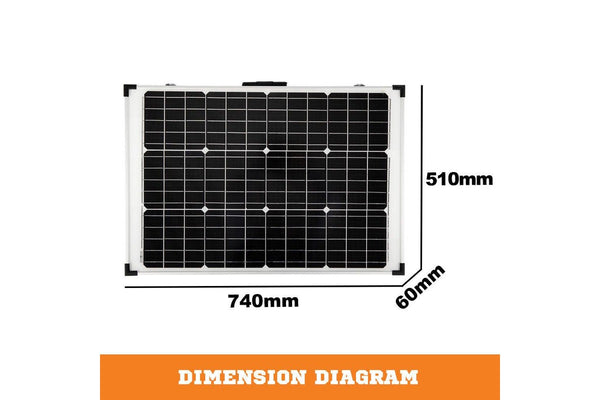 160W Folding Solar Panel+30A CONTROLLER+10M Cable