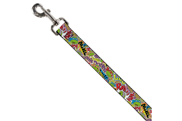 Teenage Mutant Ninja Turtles: Sticker Slaps - Dog Leash (1" 6Ft)