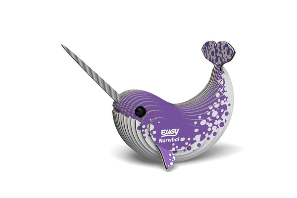 Eugy: Narwhal - 3D Cardboard Model