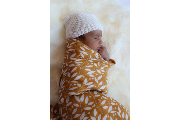 Snazzi Pants: Swaddle - Autumn Leaves (120x120cm)