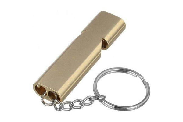 Mini Dual Channels Whistle Golden - Standard