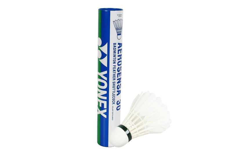 Yonex Aerosensa 30 Shuttlecock (Pack of 12) (White) (One Size)