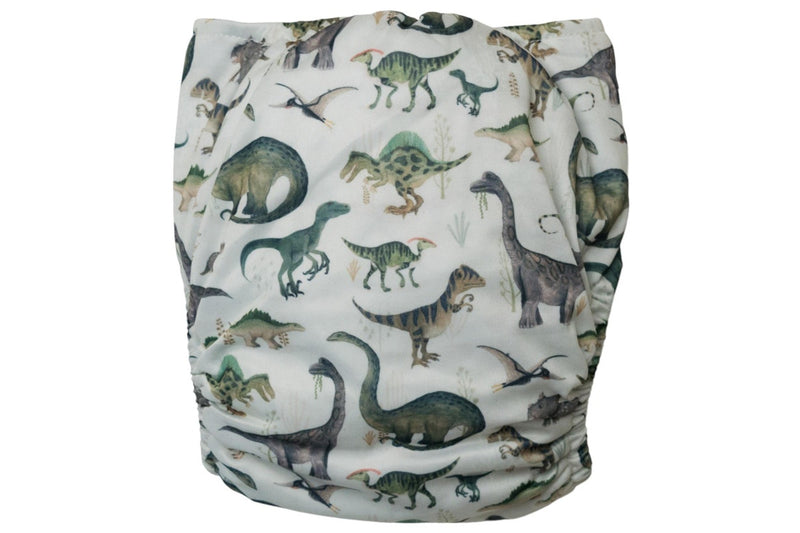 Nestling: Sassy Simple Nappy Cover - Dinosaurs