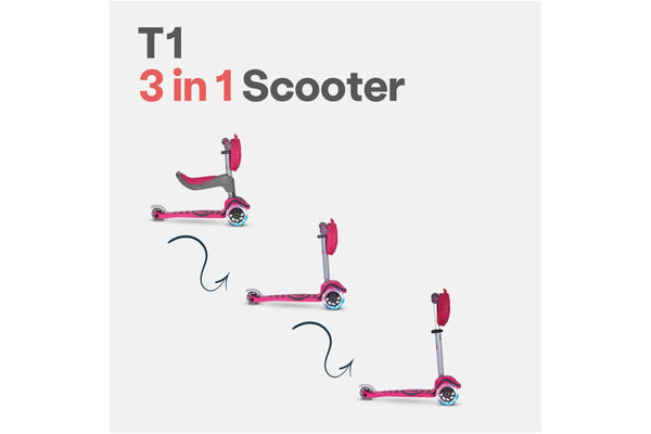 SmarTrike: T1 3-in-1 Scooter - Pink