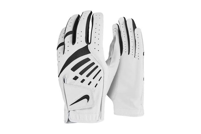 Nike Womens/Ladies Dura Feel IX Right Hand Golf Glove (White/Black) (L)