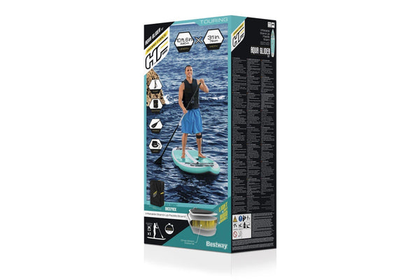 Bestway Hydro-Force Aqua Glider 10" SUP Inflatable Stand-Up Paddleboard Set