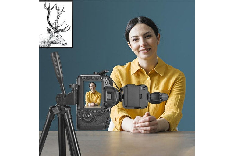 Camera Video & Microphone Kit with LED Light