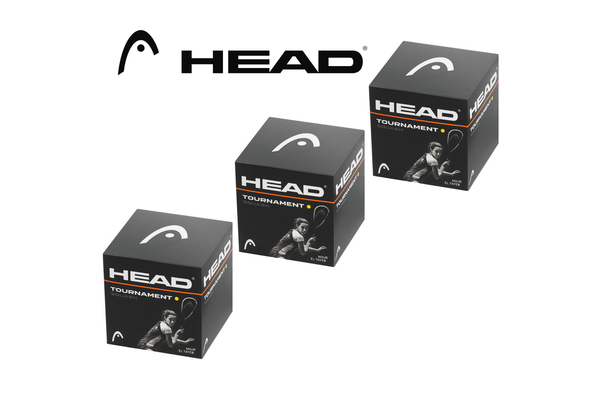 HEAD Tournament Squash Ball Advanced Training Competition - 3 Balls