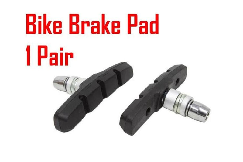 Bike v Brake Pads One Pair Cycle Brake Blocks Offset Post Bicycle V-type