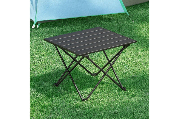 Weisshorn Folding Camping Table 40cm Aluminium