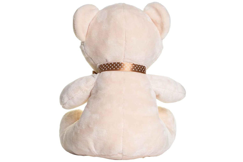 Mumbles Velvet Bear Plush Toy (Cream) (20cm)