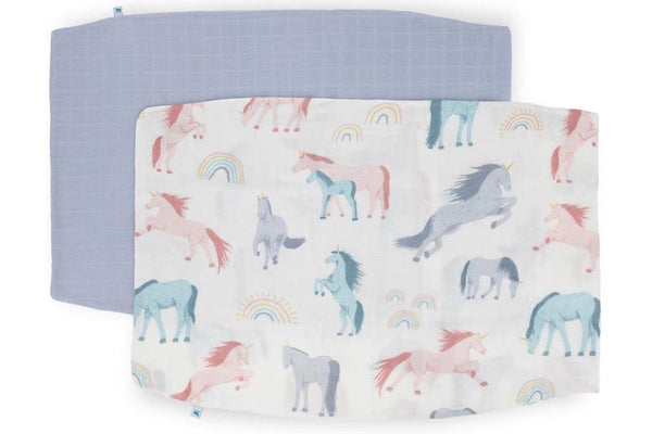 Little Unicorn: Pillowcase Set - Unicorns (2 Pack)