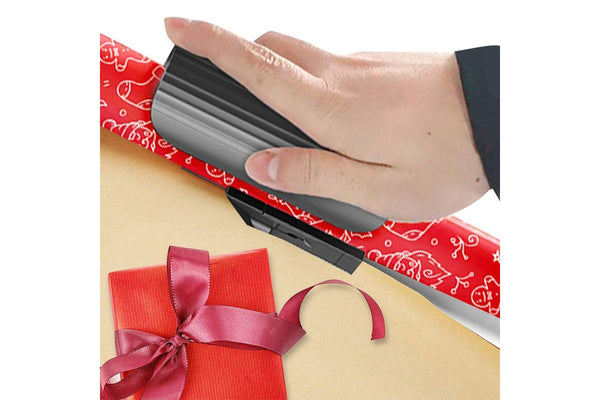 Wrapping Paper Cutter with Replacement Blade Christmas Wrap Roll Cutting Tool