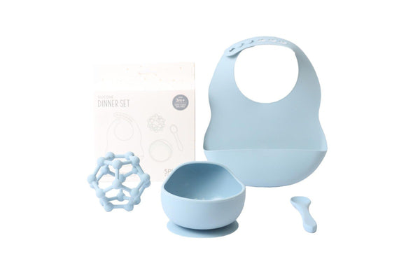 Splosh Silicone Dinner Set Gift Boxed - Blue