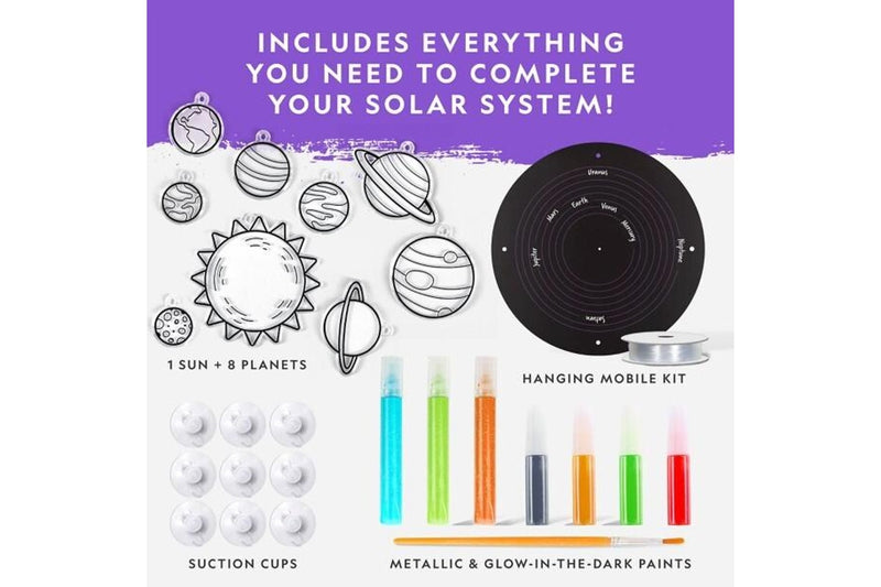 National Geographic: Stained Glass Solar System Craft Kit