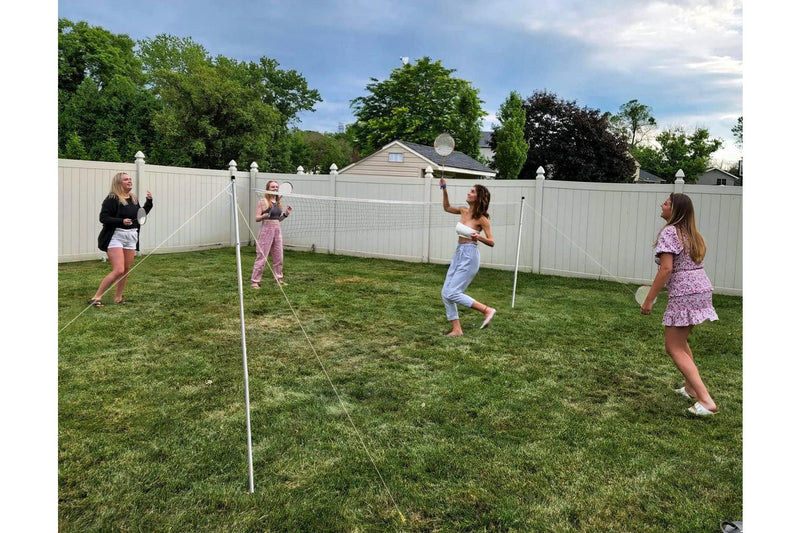 4 Player Badminton Net Set