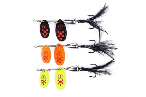 Feather Hook Rotating Sequin Road Lure 6.5cm 13g