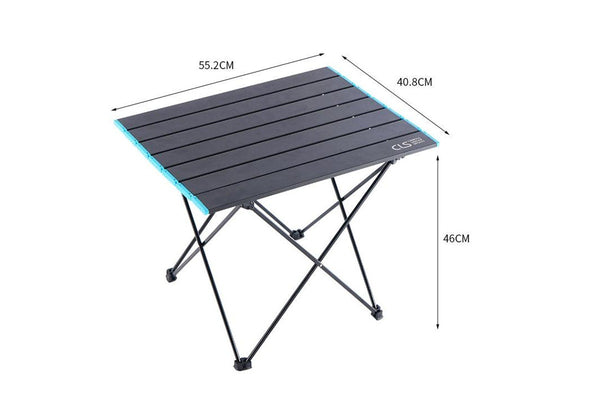 55x40cm Portable Aluminum Outdoor Camping Folding Dining Table