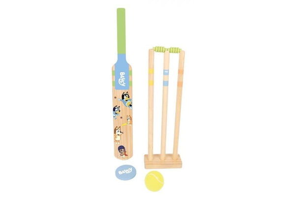 Bluey: Wooden Cricket Set