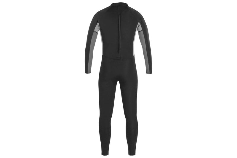 Urban Beach Mens Blacktip Monochrome Long-Sleeved Wetsuit (Black/Grey) (S)