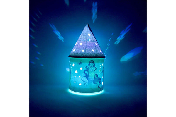 Pink Poppy: Shimmering Mermaid - Colour Changing LED Lantern