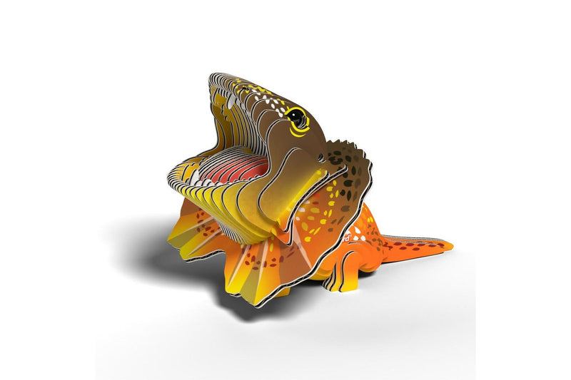 Eugy: Frilled Lizard - 3D Paper Model