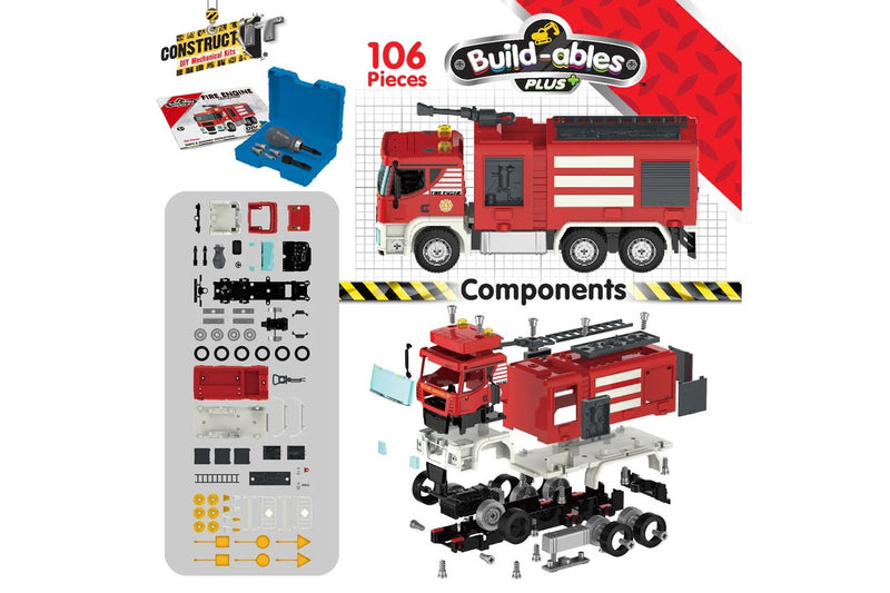 Build-ables: Plus - Fire Engine Emergency - Vehicle Playset