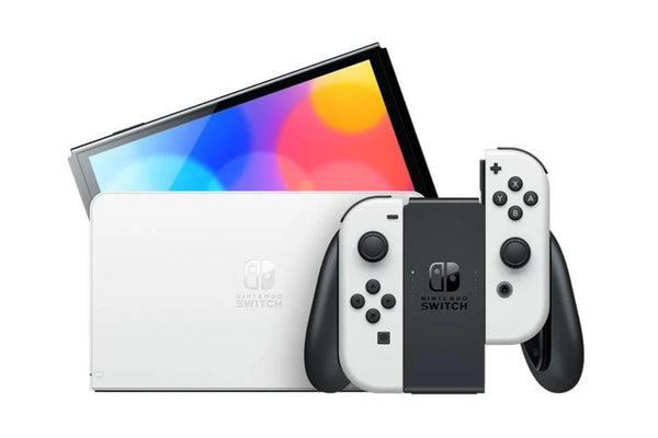 Nintendo Switch OLED model with Mario Kart 8 Deluxe + NSO 12 Months Bundle (White)