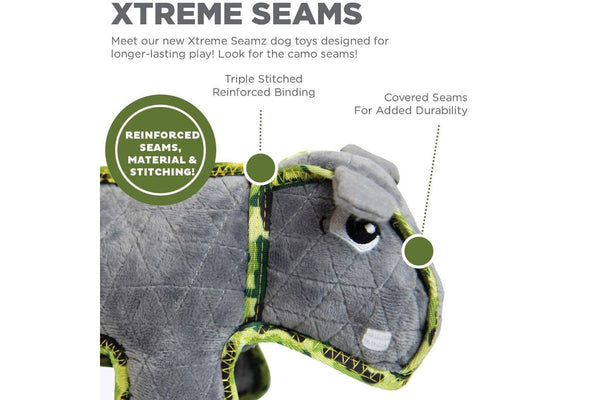 Outward Hound: Xtreme Seamz, Hippo Grey - Medium