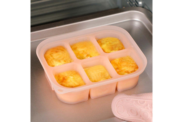 Haakaa: Easy-Freeze Tray - Blush (4 Compartments)