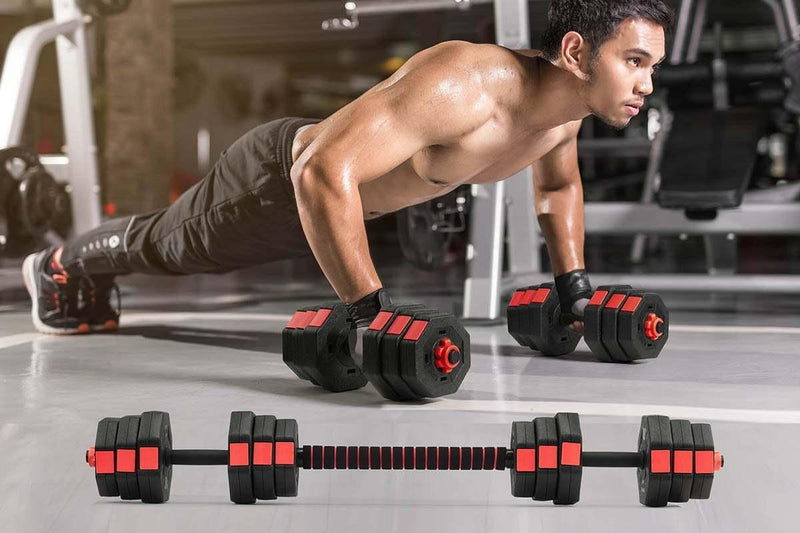 Ape Style Adjustable Dumbbell & Barbell Set (20kg)