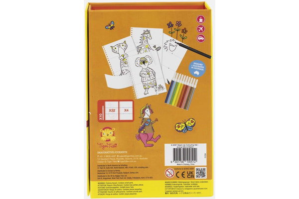 Tiger Tribe: Mash-Up Colouring Set - Animal Mix & Match