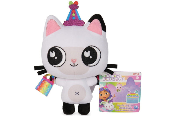 Gabby's Dollhouse: Purr-ific Party 9" Plush - Pandy Paws