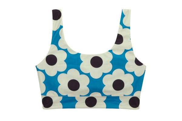 Regatta Womens/Ladies Orla Kiely Daisy & Tall Flowers Reversible Bikini Set (Blue/Navy) (10 UK)