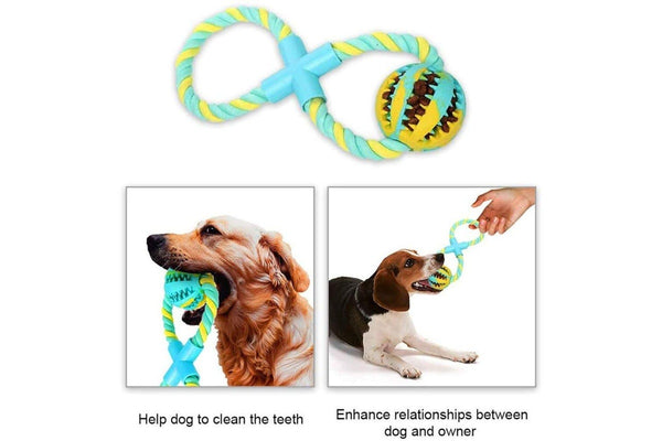 Durable Healthy Teeth Cleaning Rubber Chew Ball Toys For Medium Large Dogs