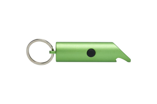 Flare Recycled Aluminium Torch Keyring (Green) (One Size)