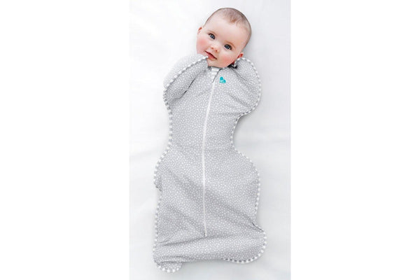 Love to Dream: Swaddle UP Bamboo 1.0 TOG - Wave Dot Grey (Medium)