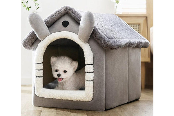 Washable Sleep House & Pet Bed -Gray