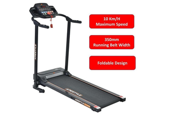 Ape Style FX250 Home Gym Fitness Foldable Treadmill