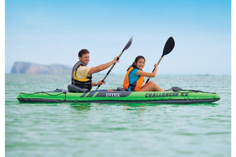 Intex Challenger K2 Kayak (With 86" Aluminum Oars)