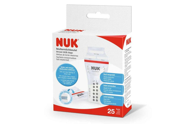 NUK: Breast Milk Bags - 25 Pack (180ml Bags)