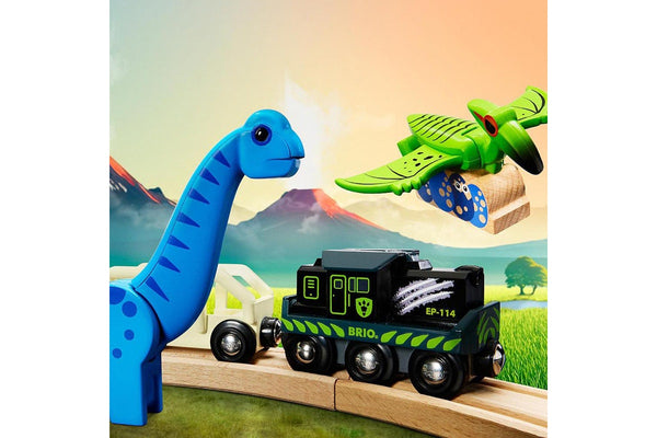 5pc Brio Dinosaur Battery Train Kids Childrens Pretend Play Interactive Toy 3y+