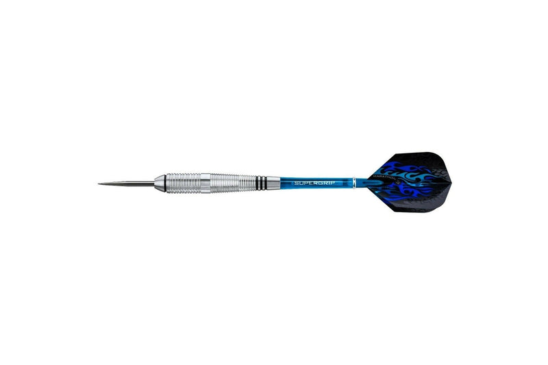 Harrows Blaze Inox Steel Darts (Silver/Blue) (24g)