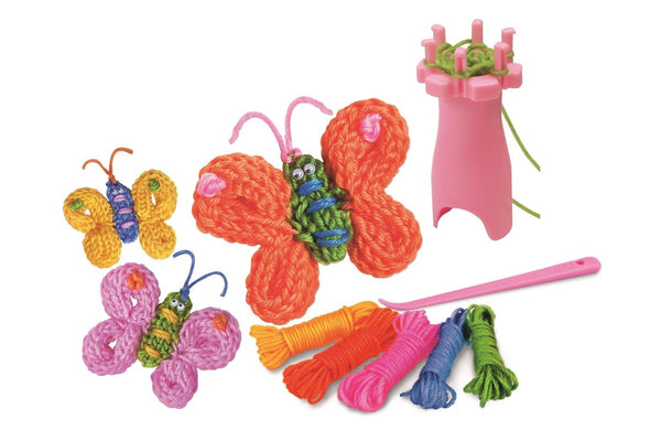 4M: Little Craft - French Knit Butterfly Kit