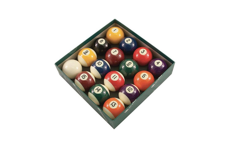 Arasmith Sports Premier Pool Balls 2 1 16" Set Numbered Set 1-15 Multicoloured