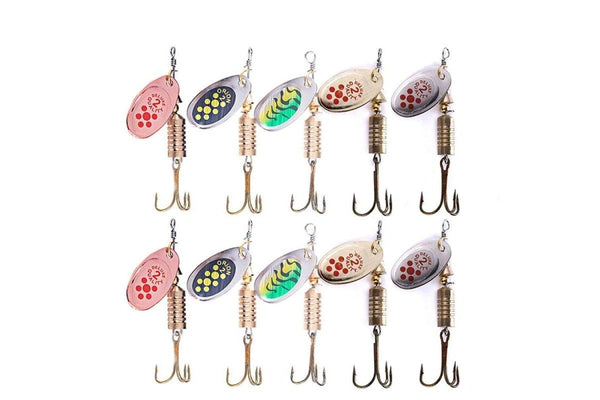 10 Piece Freshwater Sequin Road Bait 6.7cm/7g