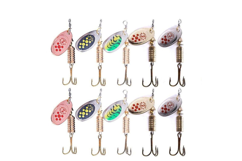 10 Piece Freshwater Sequin Road Bait 6.7cm/7g