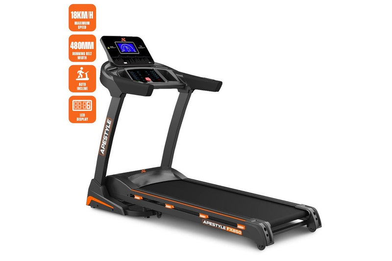 Ape Style FX850 Home Gym Fitness Foldable Treadmill